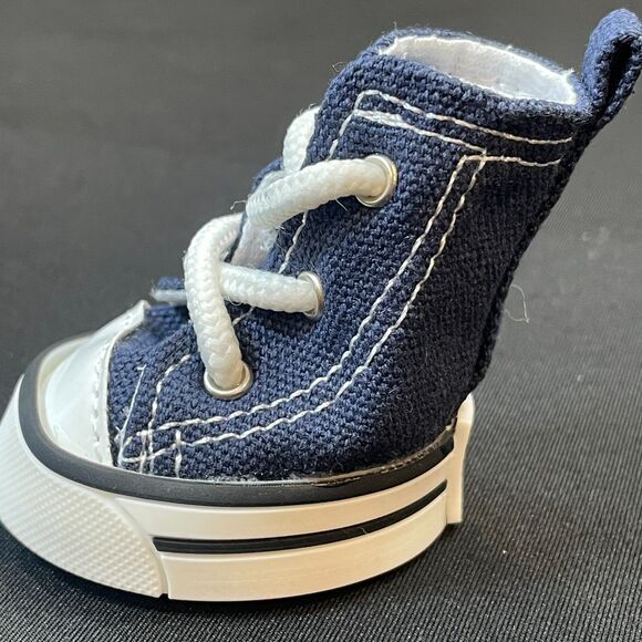 ~ NEW Dog Sneakers High Tops 3# Puppy Pet Cat Tennis Shoes Navy Blue Lace Up - Picture 14 of 14